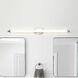 Edgeworth LED 39.63 inch Brushed Nickel Vanity Light Wall Light
