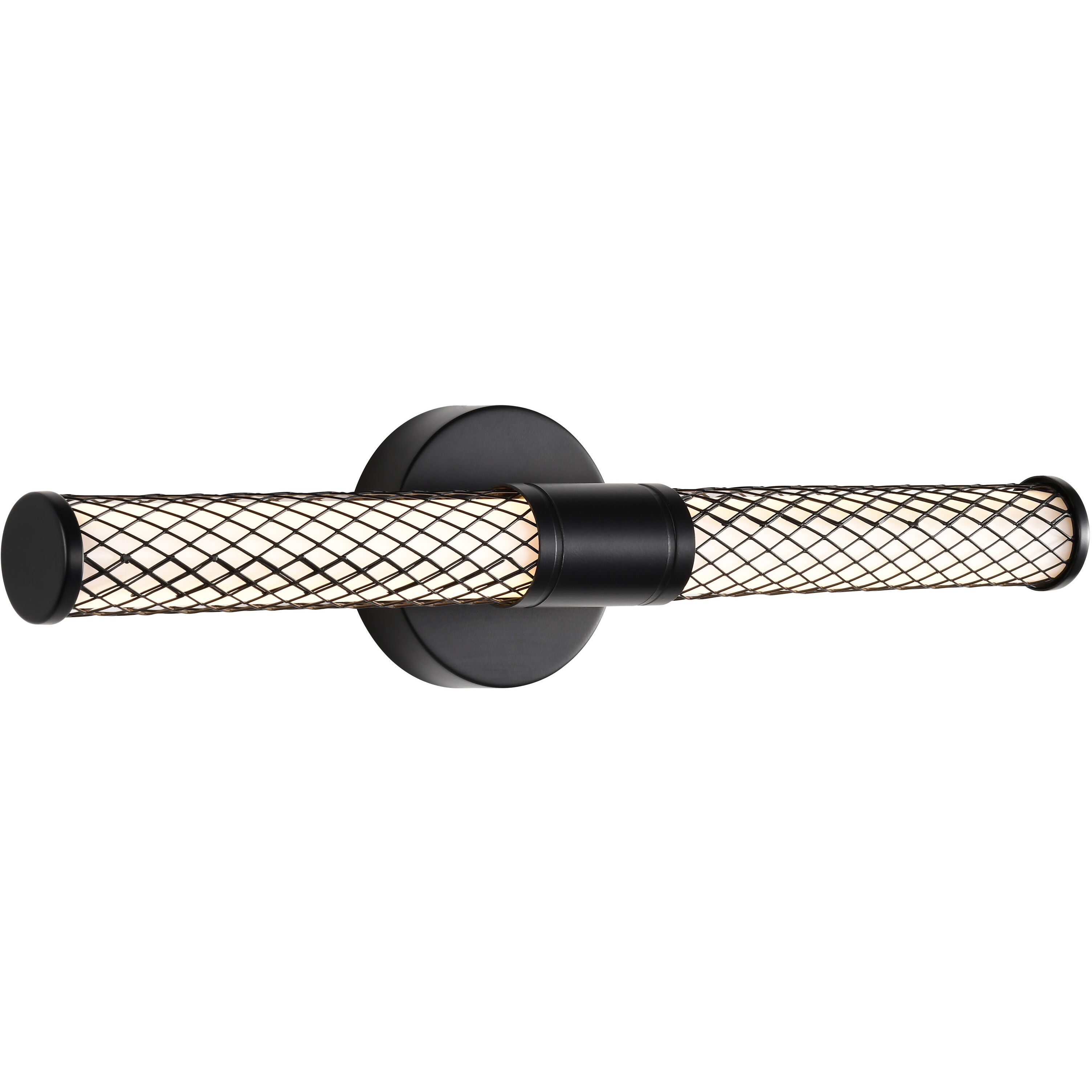 Kingsport LED 20.5 inch Matte Black Vanity Light Wall Light