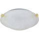 Brentwood 2 Light 16.13 inch Polished Brass Flush Mount Ceiling Light