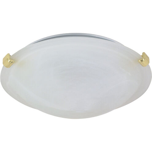Brentwood 2 Light 16.13 inch Polished Brass Flush Mount Ceiling Light