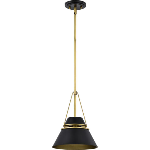 Adina 1 Light 10 inch Matte Black Pendant Ceiling Light