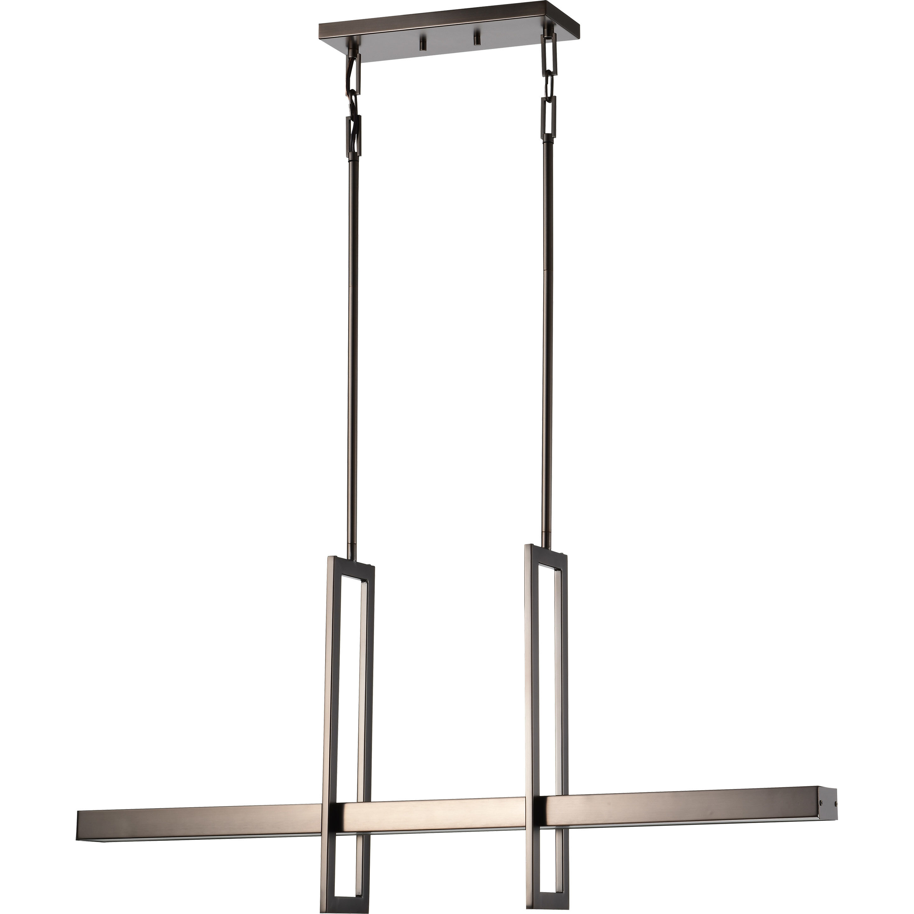 Frame LED 36 inch Hazel Bronze Island Pendant Ceiling Light