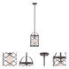 Ginger 1 Light 8 inch Old Bronze Mini Pendant Ceiling Light