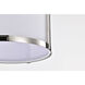 Easton 1 Light 9.75 inch Polished Nickel Pendant Ceiling Light