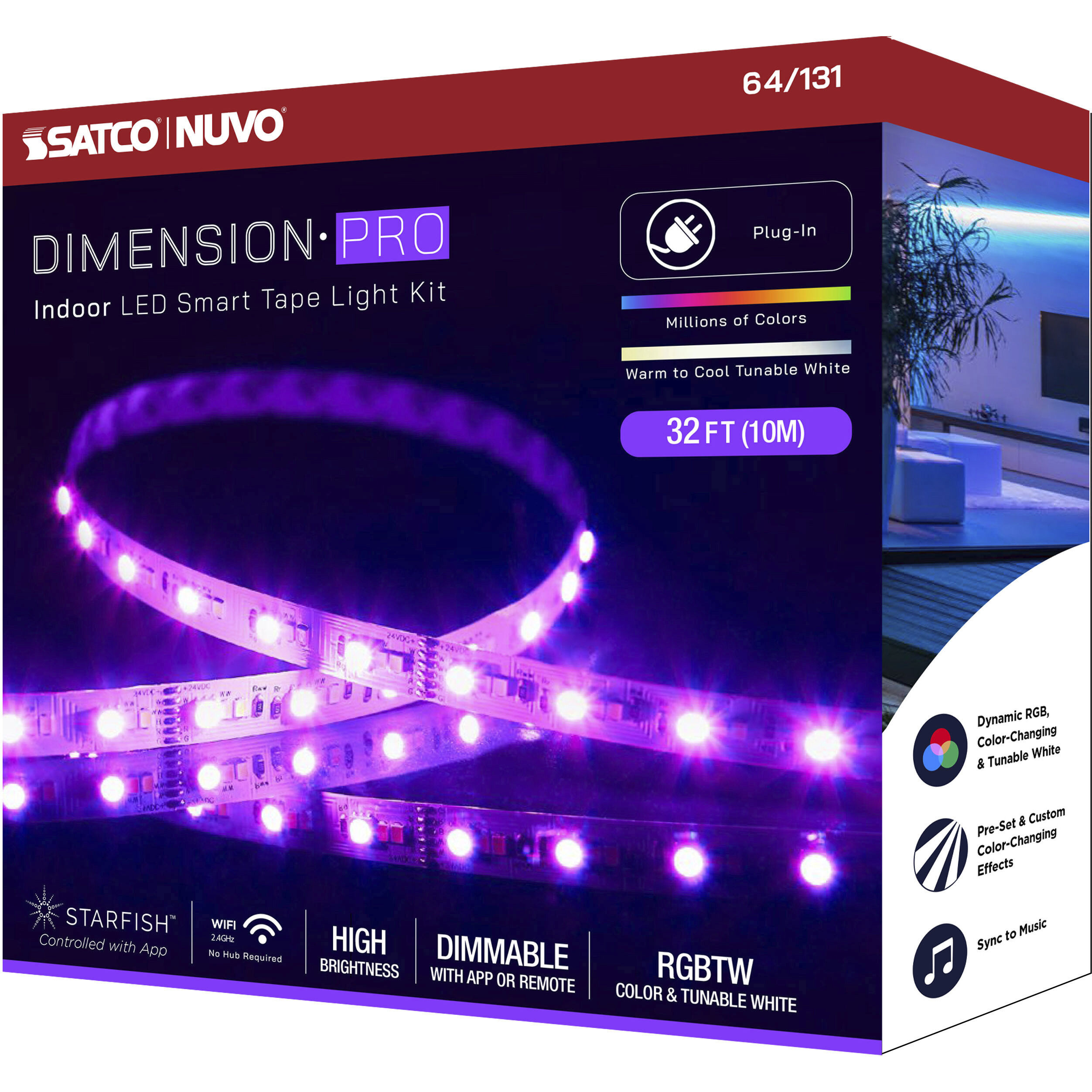 Dimension White 2700K 393.7 inch Tape Light