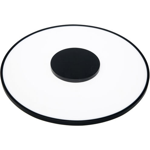 Blink 17 inch Black Flush Mount Ceiling Light