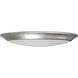 Brentwood LED 9.49 inch Brushed Nickel LED Disk Light Ceiling Light
