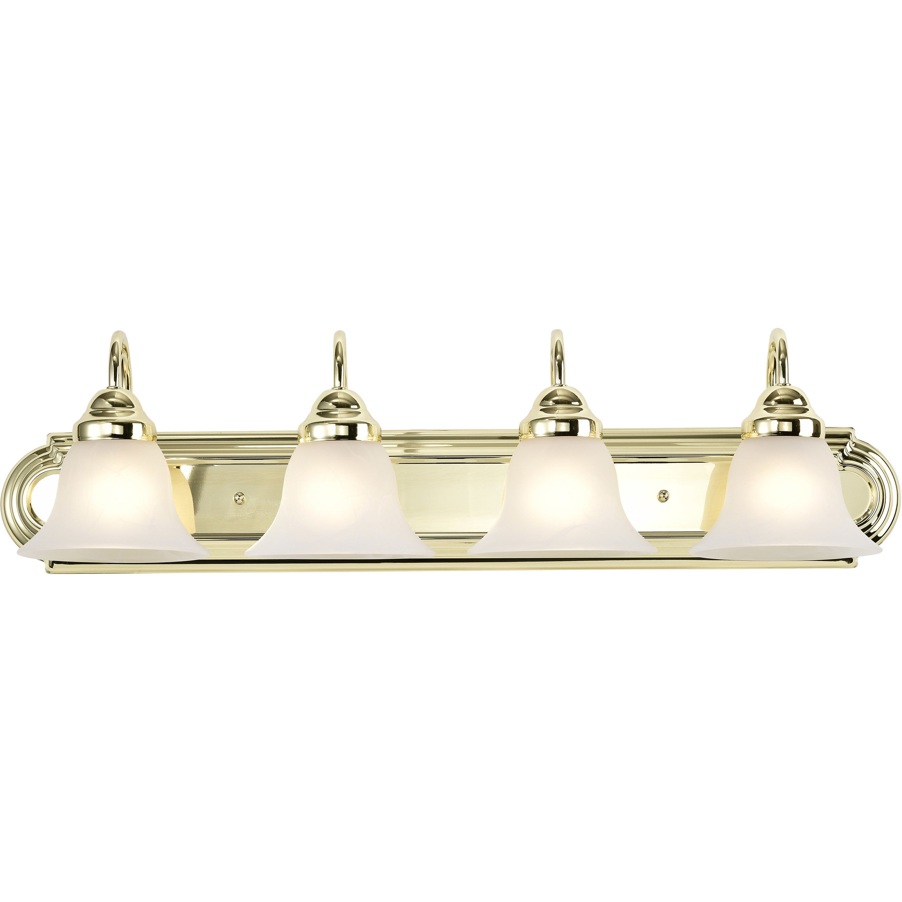 Ballerina 4 Light 30 inch Polished Brass Vanity Light Wall Light