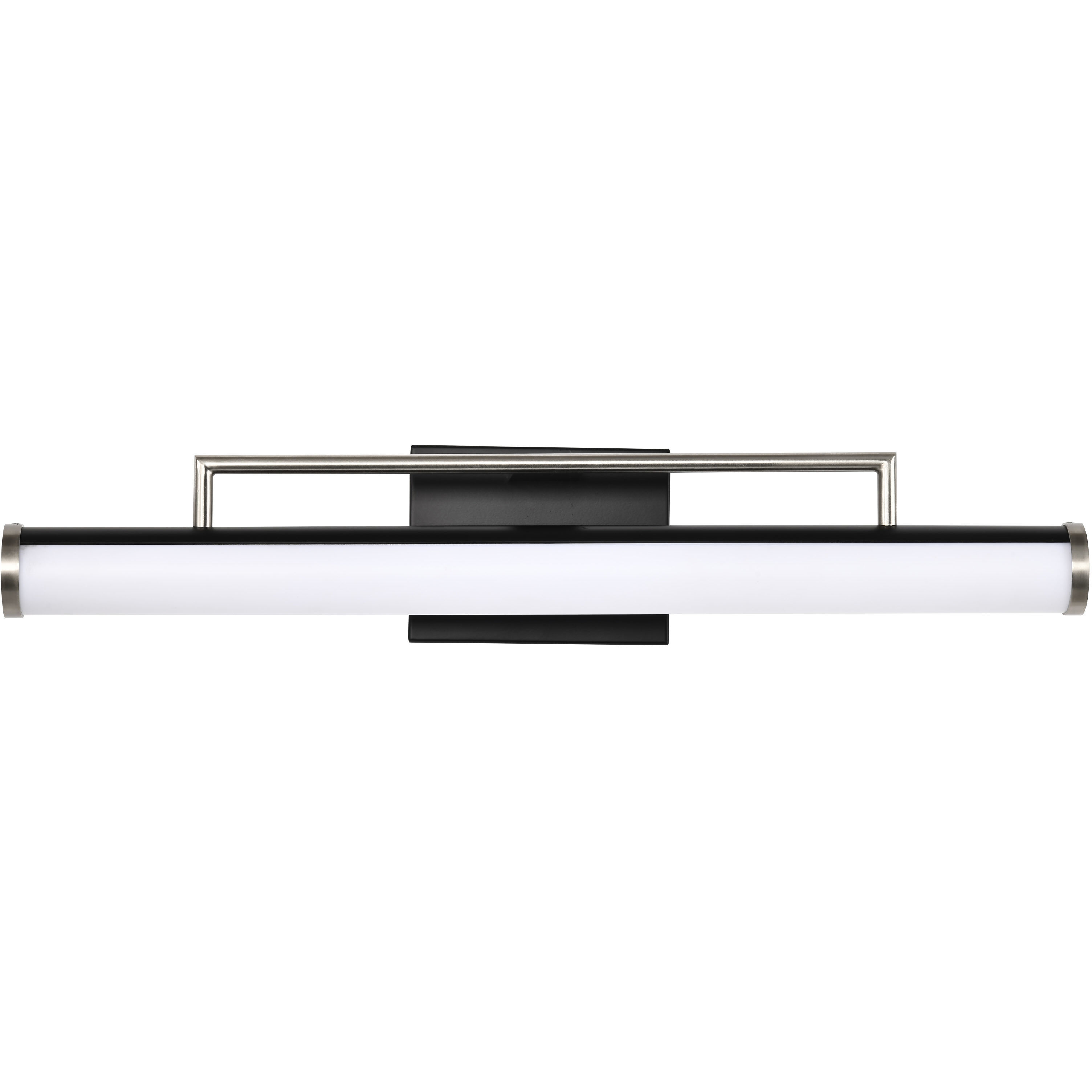 Solano LED 24 inch Black and Brushed Nickel Bath Vanity Light Wall Light