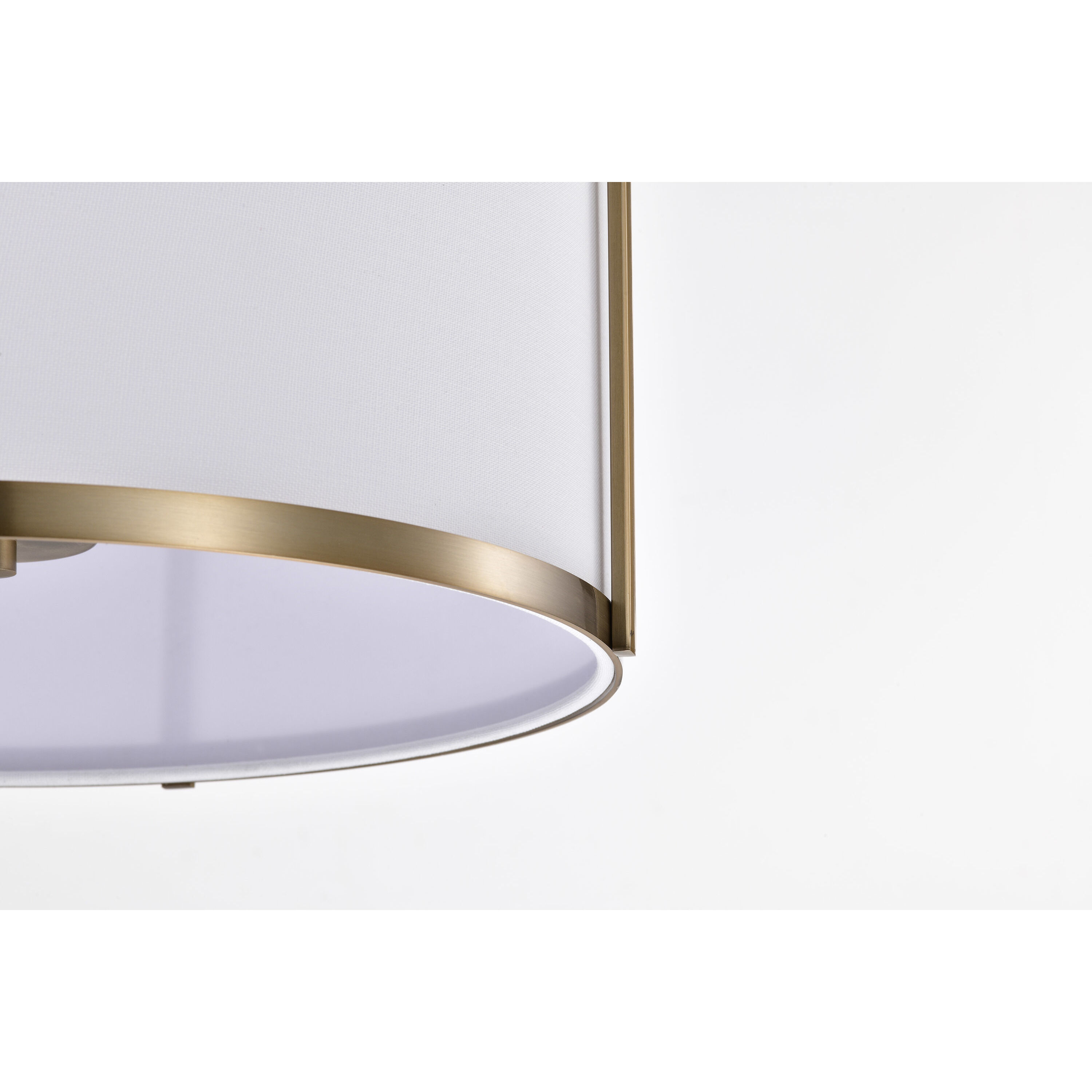 Easton 3 Light 16 inch Burnished Brass Pendant Ceiling Light