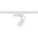 Brentwood 1 Light 12 White Track Lighting Ceiling Light, Round