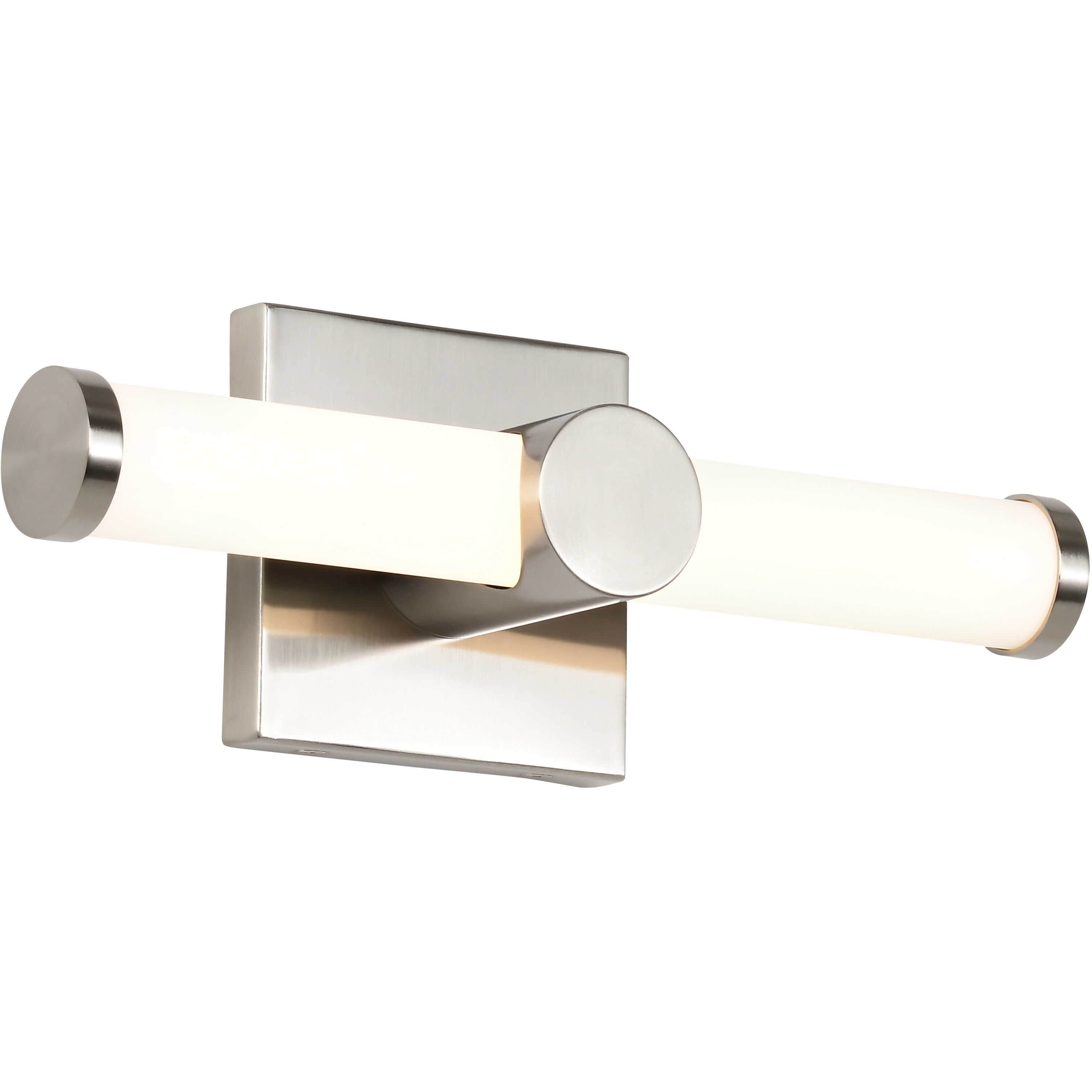 Bowman LED 12 inch Brushed Nickel Vanity Light Wall Light