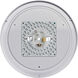 Brentwood LED 15 inch White Fabric Flush Mount Ceiling Light