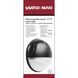Brentwood LED 9 inch Black Outdoor Wall Pack