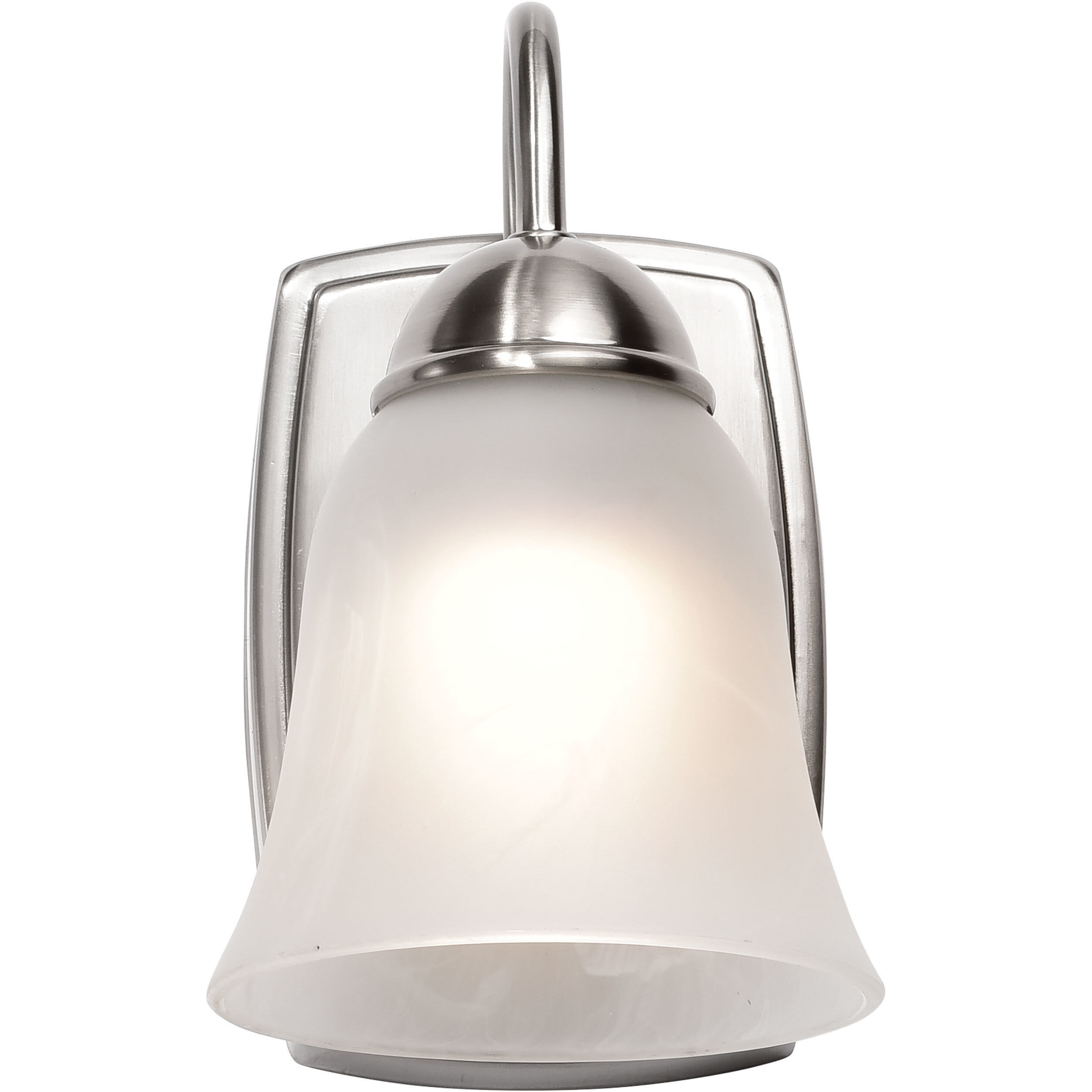 Brentwood LED 7 inch Brushed Nickel Wall Mount Wall Light