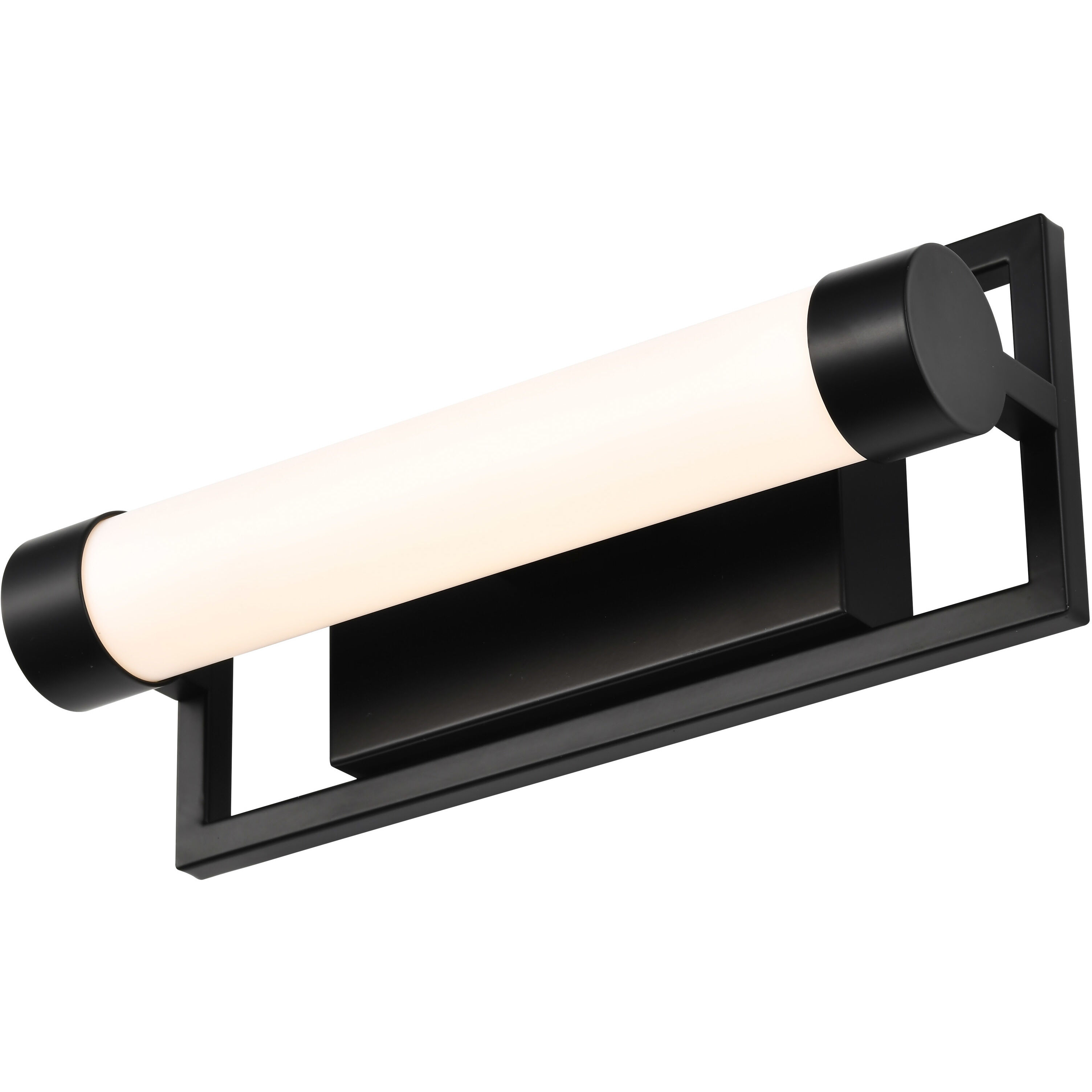 Canal LED 12 inch Matte Black Bath Vanity Light Wall Light