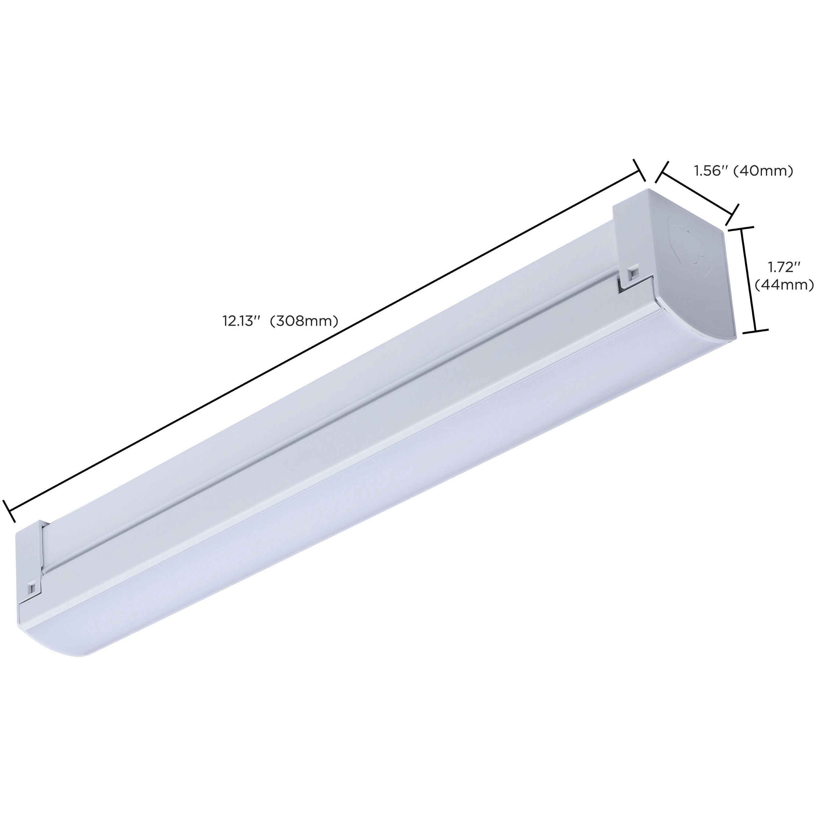 ColorQuick LED 1.56 inch White Linear Strip Ceiling Light