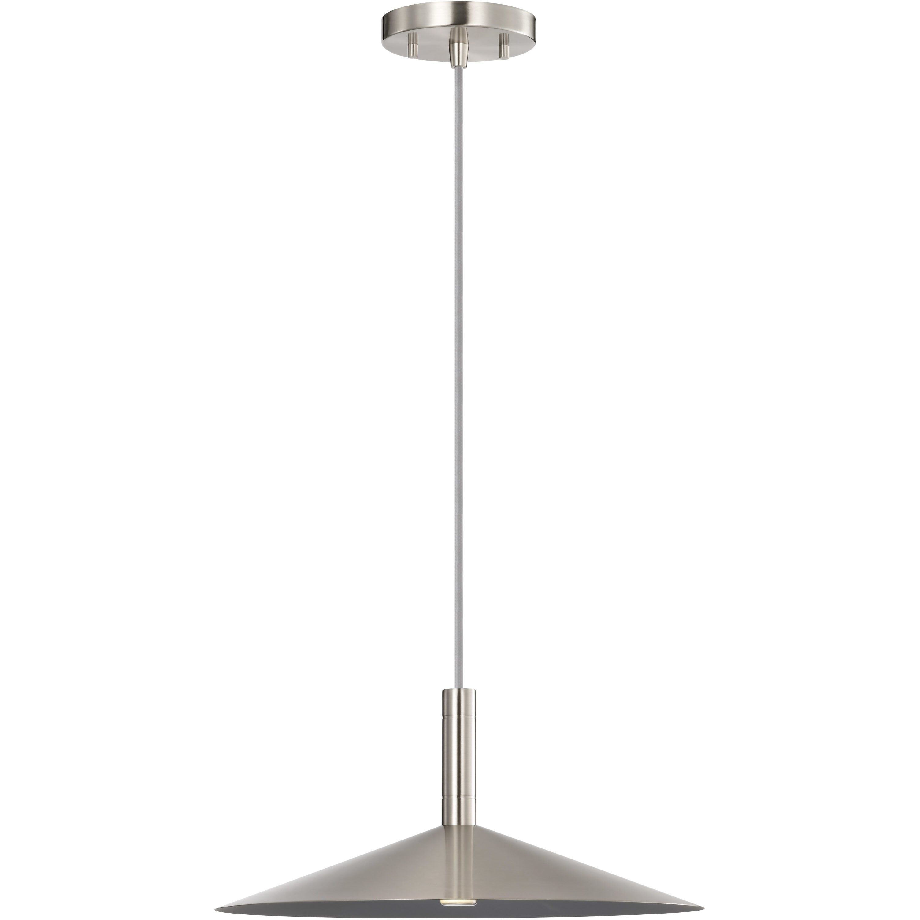 Corrine LED 14 inch Brushed Nickel Pendant Ceiling Light