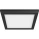 Blink LED 7 inch Black Flush Mount Ceiling Light