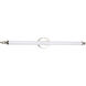 Edgeworth LED 39.63 inch Brushed Nickel Vanity Light Wall Light