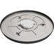 Blink Pro+ LED 19 inch Black Edge Lit Flush Mount Ceiling Light