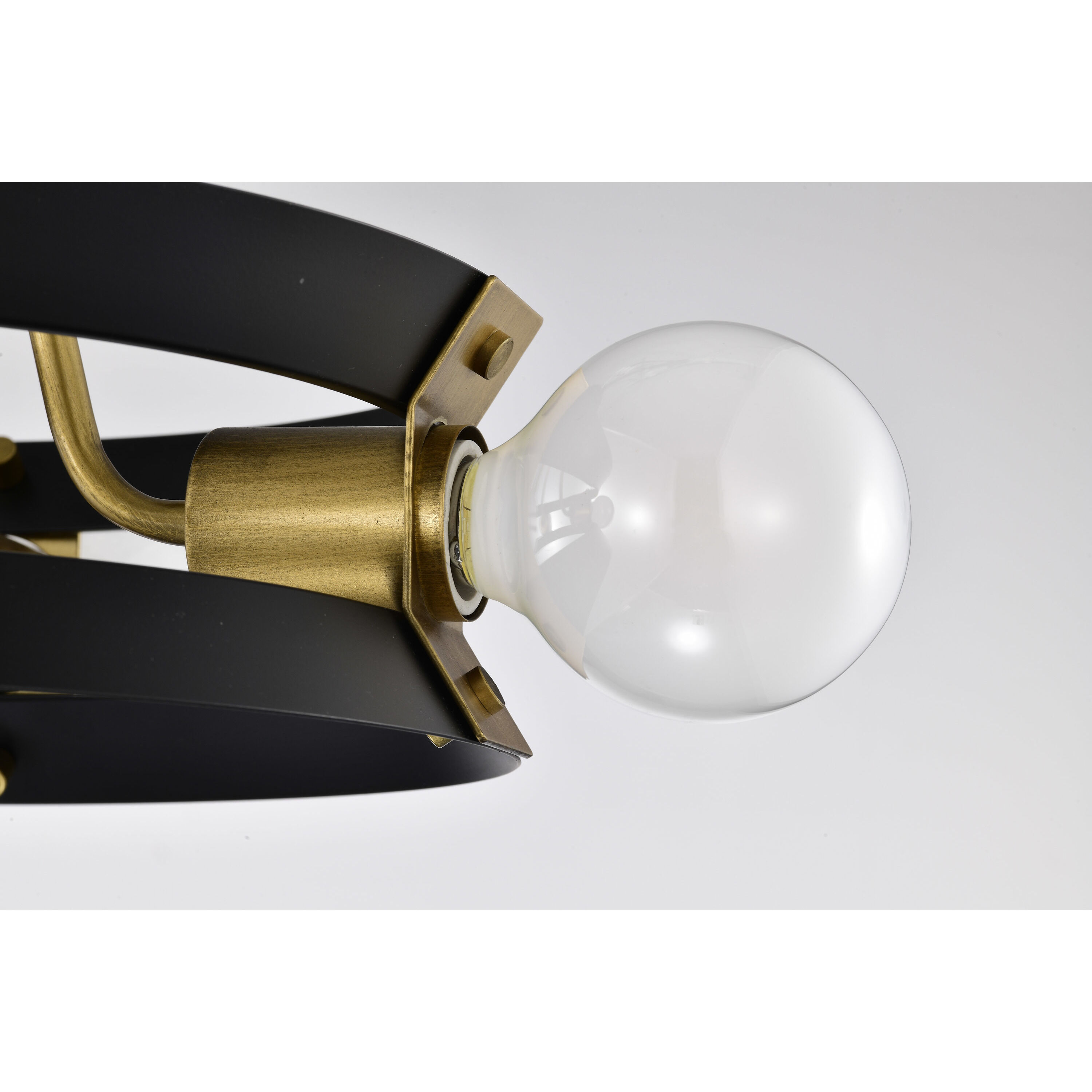 Marsden 4 Light 13.25 inch Matte Black Semi Flush Mount Ceiling Light