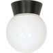 Brentwood 1 Light 6 inch Bronzotic Outdoor Ceiling Mount