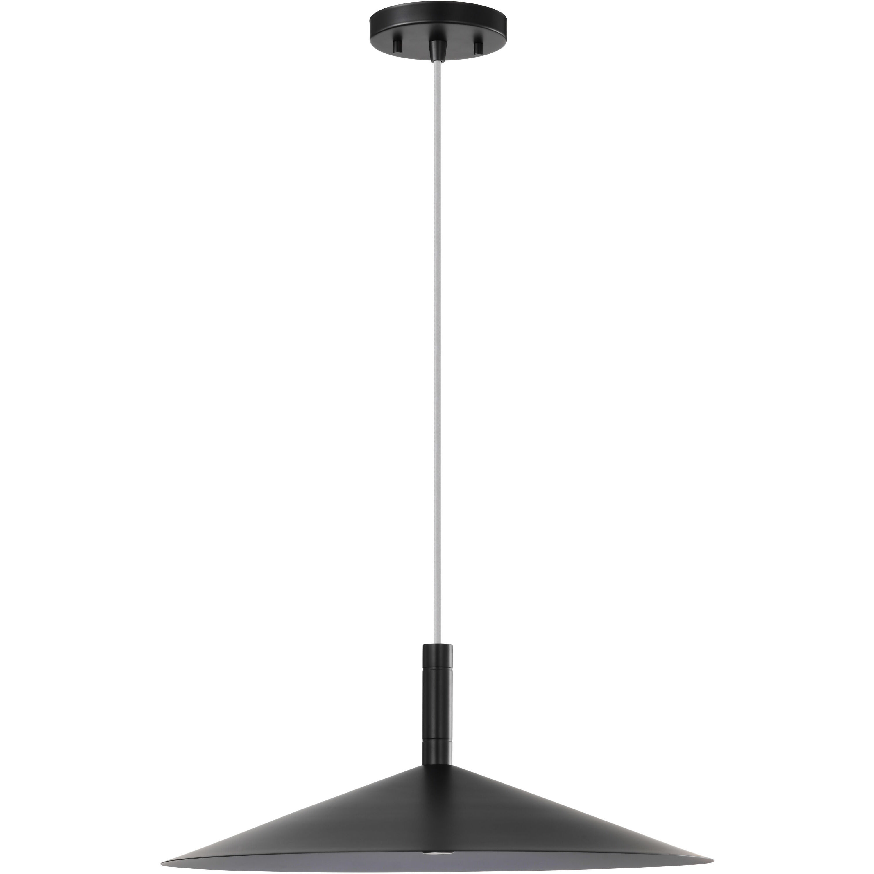 Corrine LED 18 inch Matte Black Pendant Ceiling Light