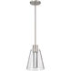 Aura LED 7.25 inch Brushed Nickel Pendant Ceiling Light
