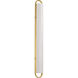 Velano LED 37.5 inch Brushed Brass Vanity Wall Light