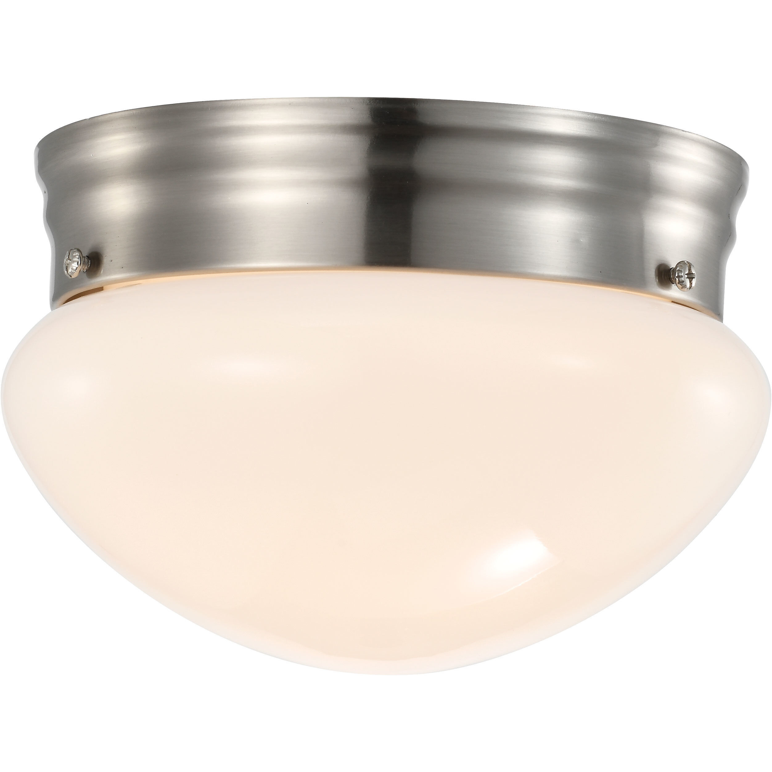 Brentwood LED 7 inch Brushed Nickel Flush Mount Ceiling Light