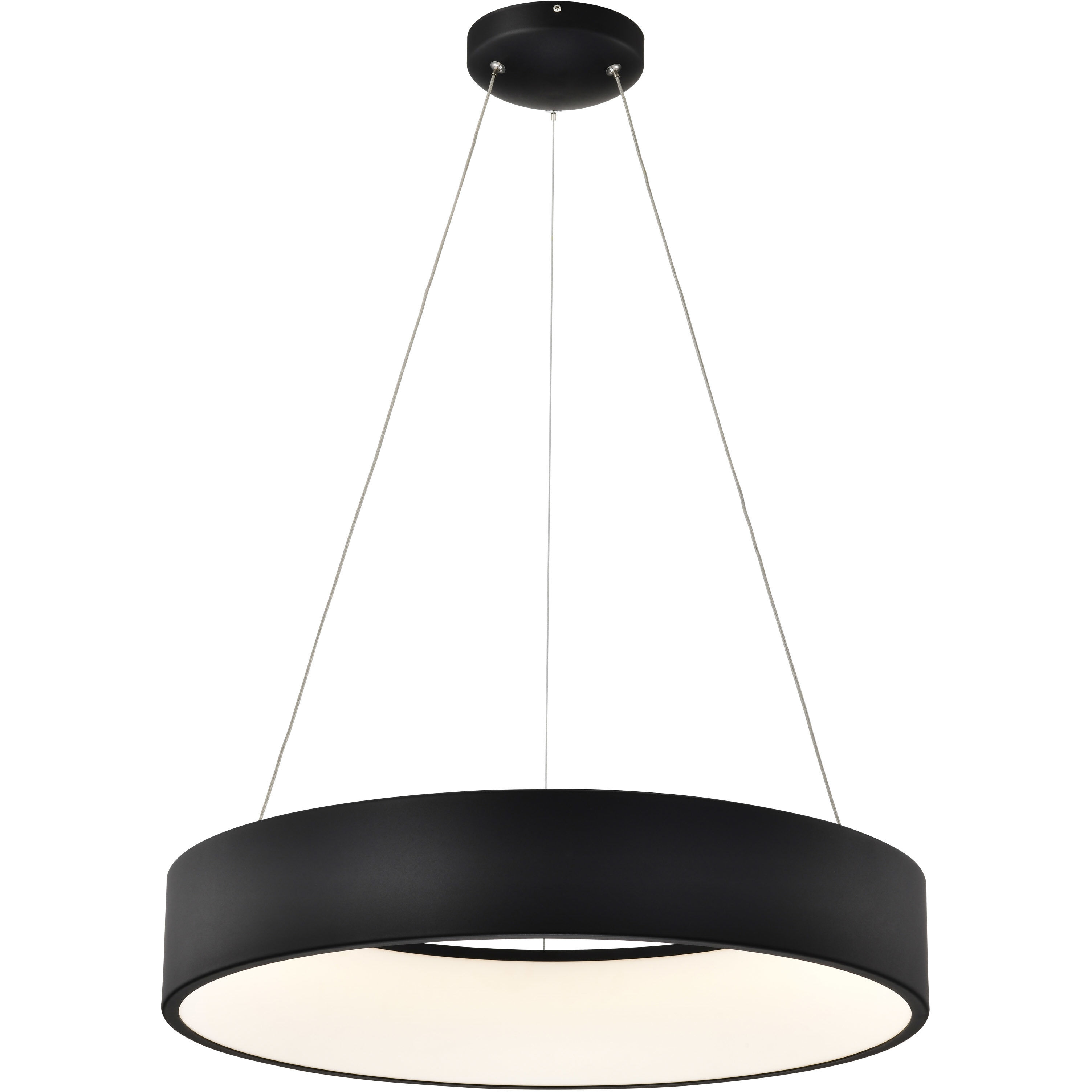 Orbit LED 23.5 inch Black Pendant Ceiling Light