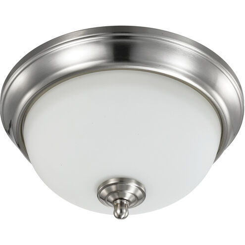 Brentwood LED 11 inch Brushed Nickel Flush Mount Ceiling Light