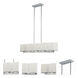 Bento 5 Light 38 inch Polished Chrome Island Pendant Ceiling Light