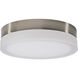 Pi LED 11 inch Brushed Nickel LED Flush Mount Ceiling Light