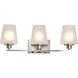 Lune 24 inch Brushed Nickel Vanity Wall Light