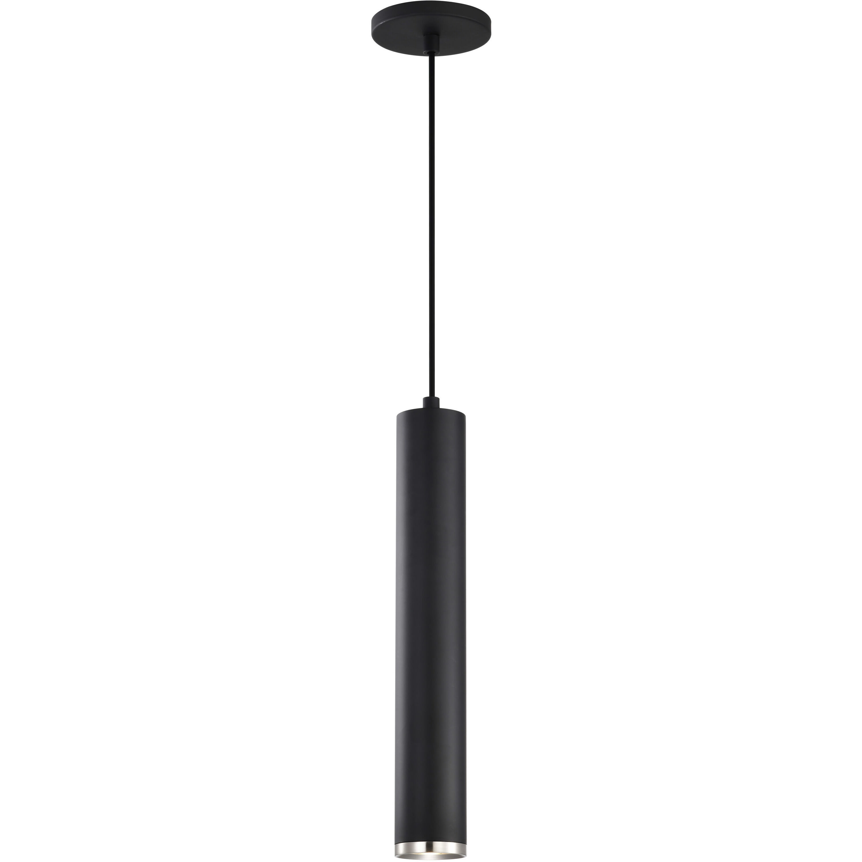 Century LED 2.56 inch Matte Black and Brushed Nickel Pendant Ceiling Light