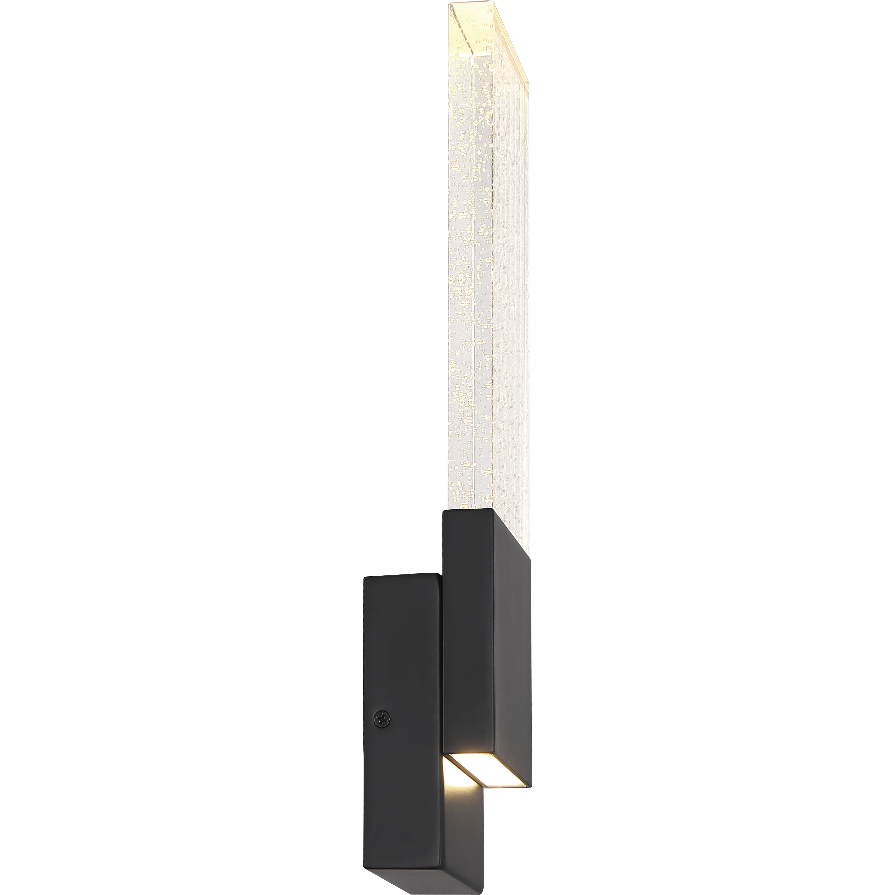 Ellusion LED 5 inch Matte Black ADA Wall Sconce Wall Light, Large