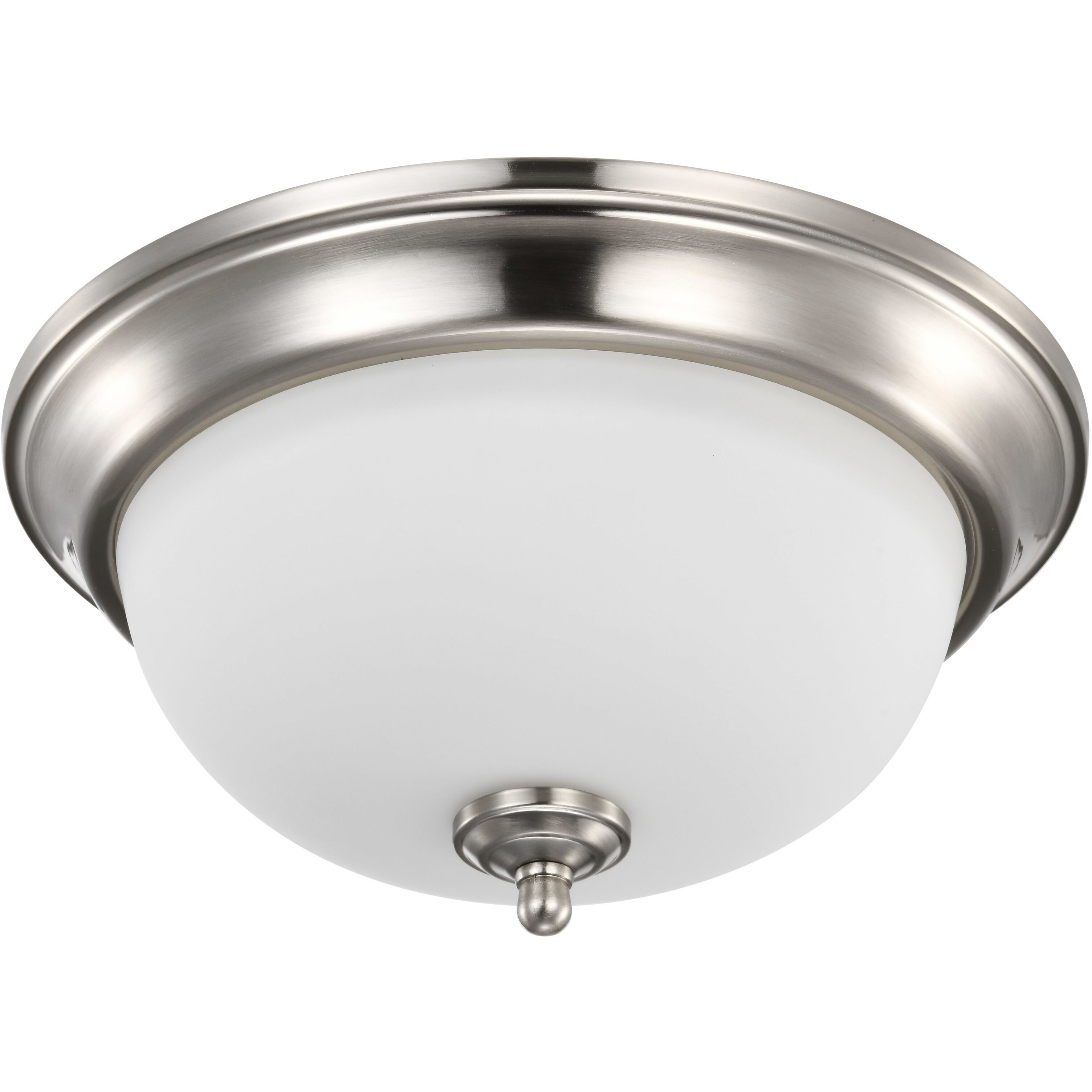 Brentwood LED 13 inch Brushed Nickel LED Flush Mount Ceiling Light
