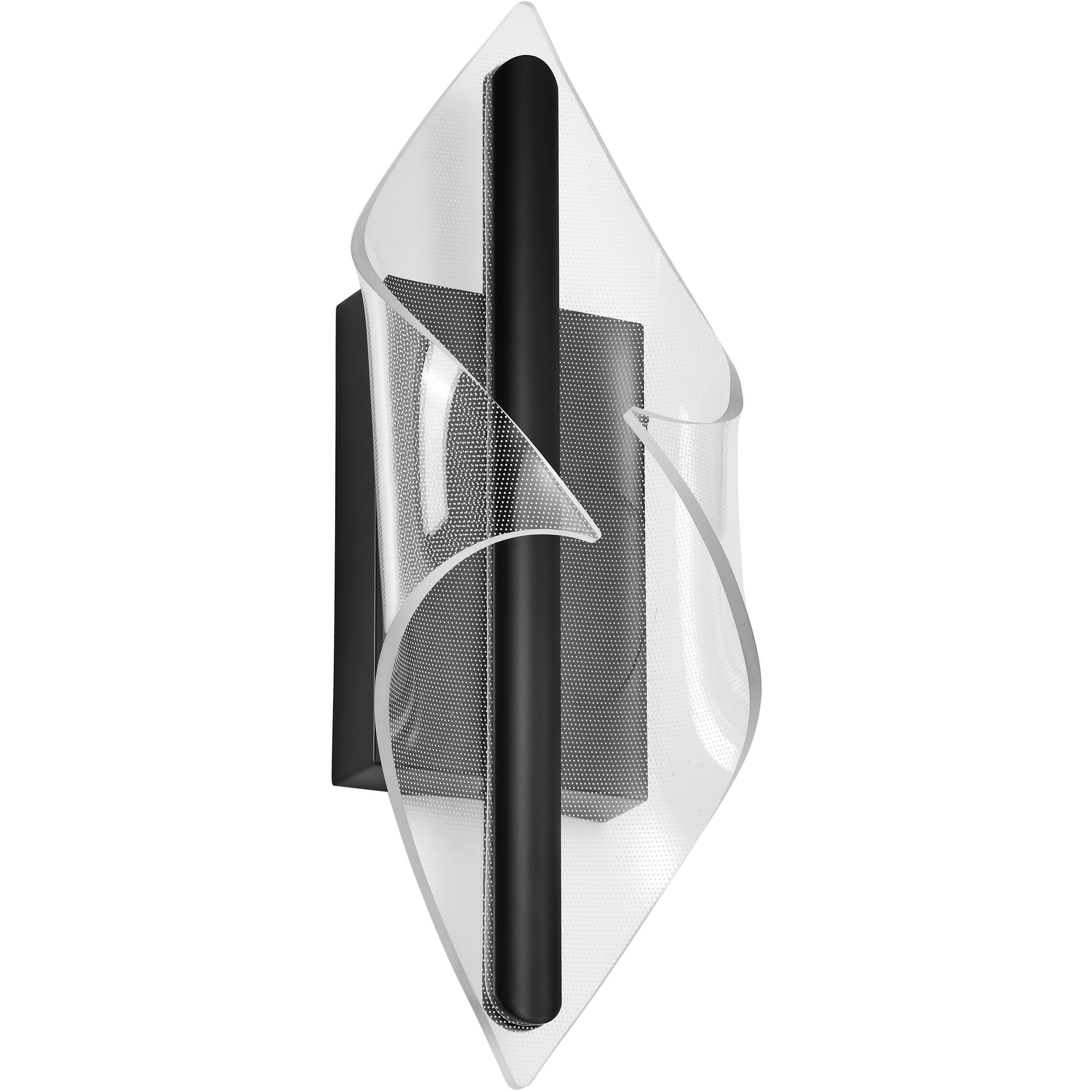 Geneva LED 6.25 inch Matte Black Vanity Light Wall Light