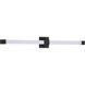 Brightwyn LED 35 inch Matte Black Vanity Wall Light