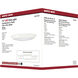 Brentwood LED 9.5 inch White LED Disk Light Ceiling Light