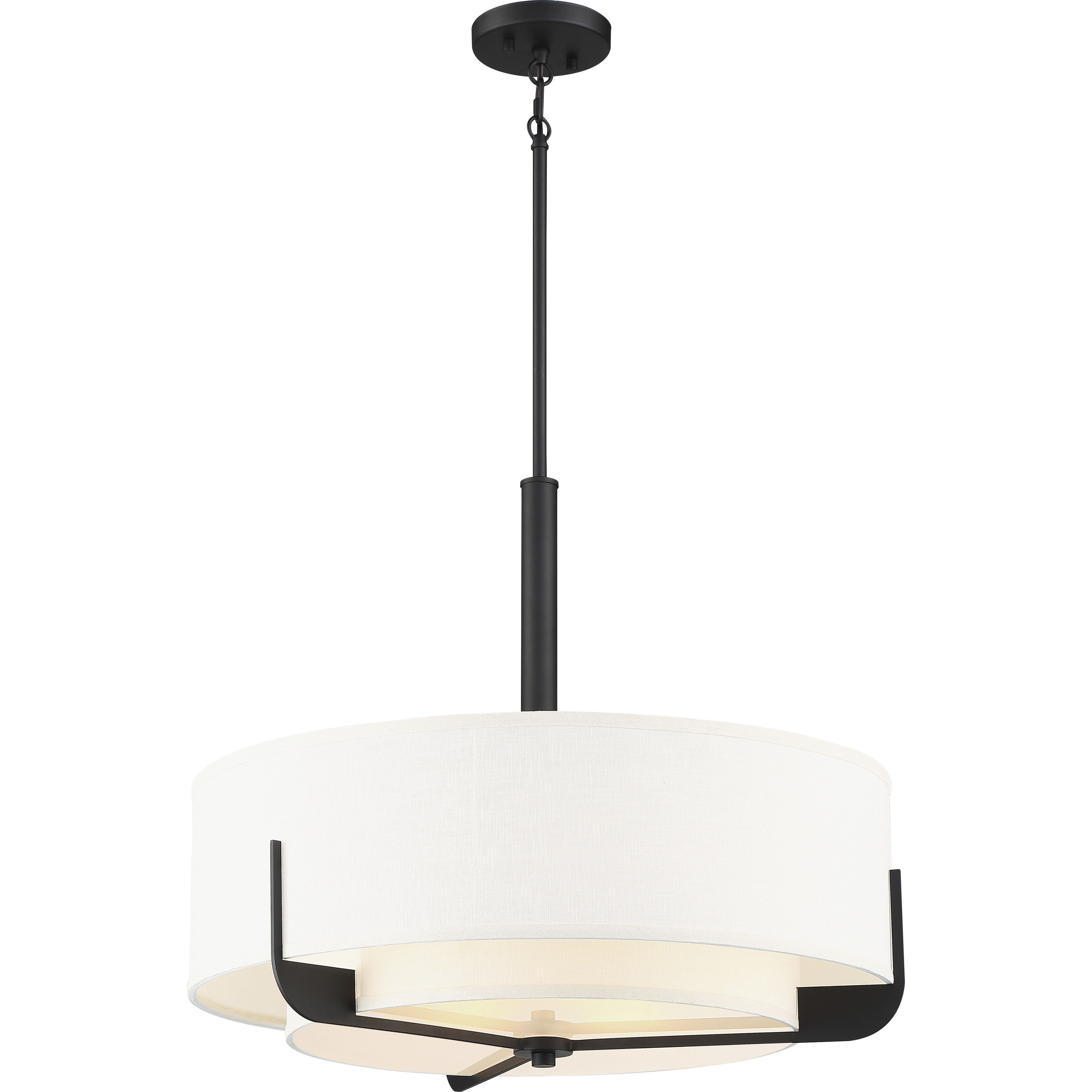 Frankie 4 Light 24 inch Aged Bronze Pendant Ceiling Light