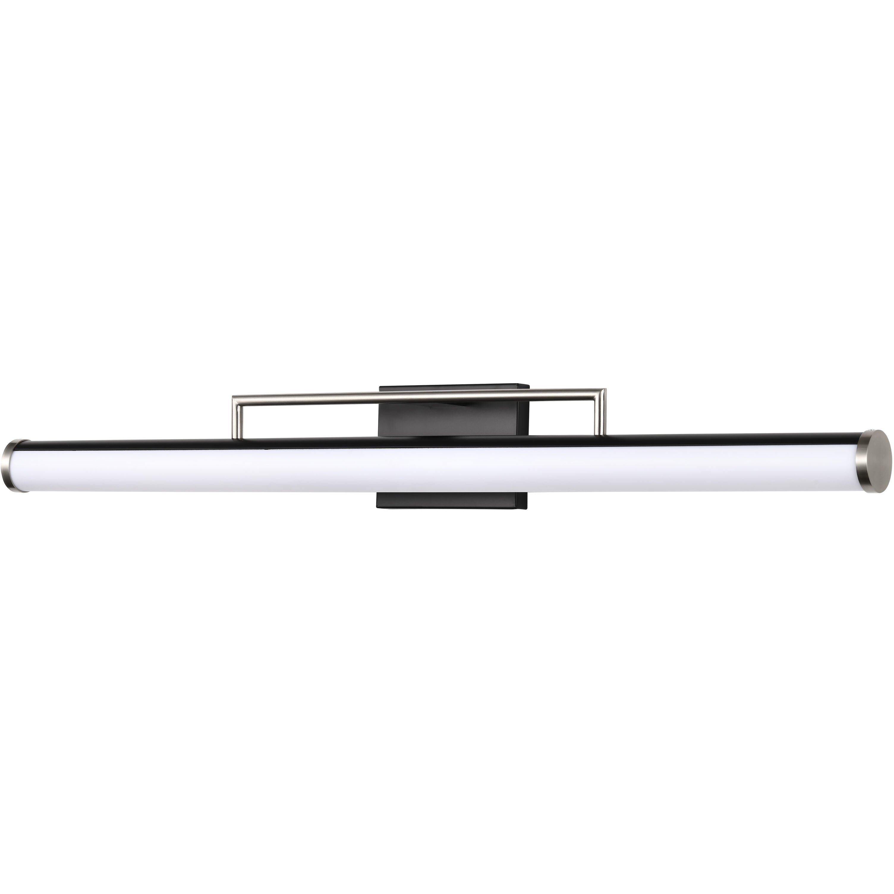 Solano LED 36 inch Black and Brushed Nickel Bath Vanity Light Wall Light