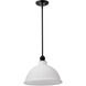 Russel 14 inch Matte Black Pendant Ceiling Light