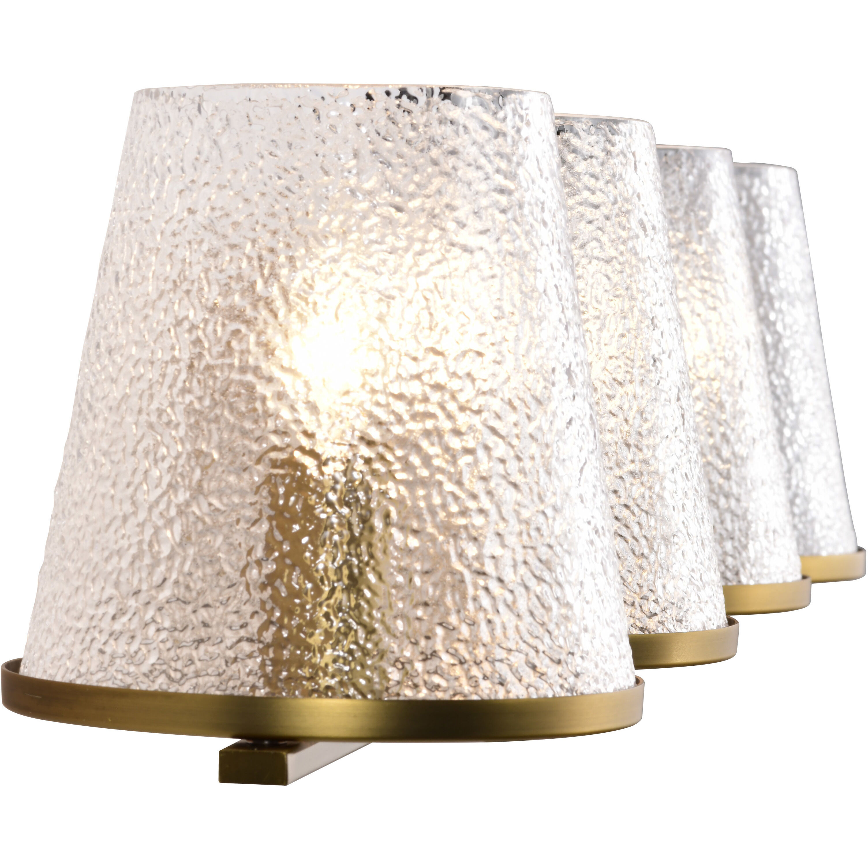 Valentine 32 inch Vintage Brass Vanity Wall Light