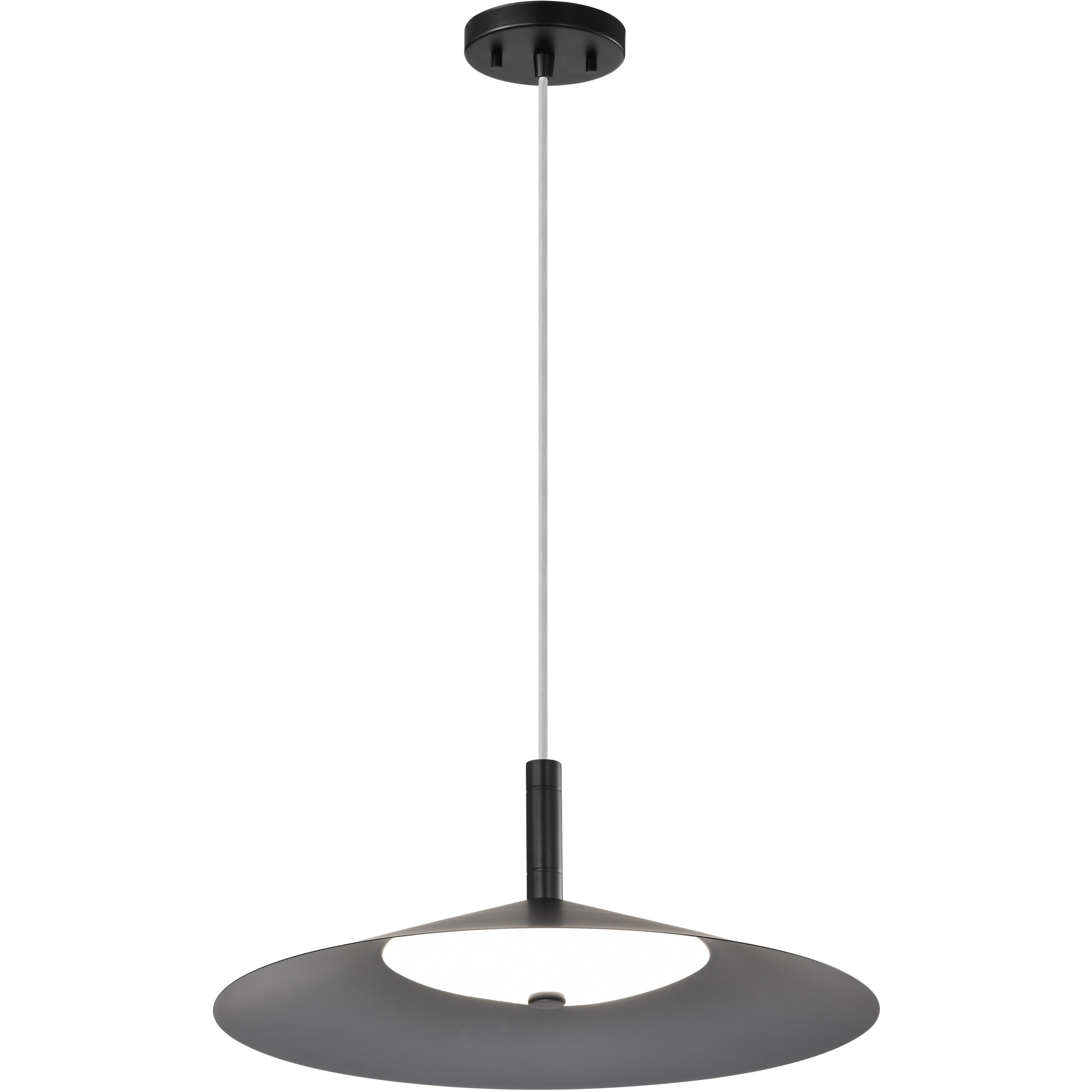 Corrine LED 18 inch Matte Black Pendant Ceiling Light