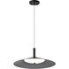 Corrine LED 18 inch Matte Black Pendant Ceiling Light
