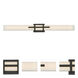 Grill LED 36 inch Aged Bronze Vanity Light Wall Light