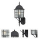 Brentwood 1 Light 18.25 inch Textured Black Outdoor Wall Sconce